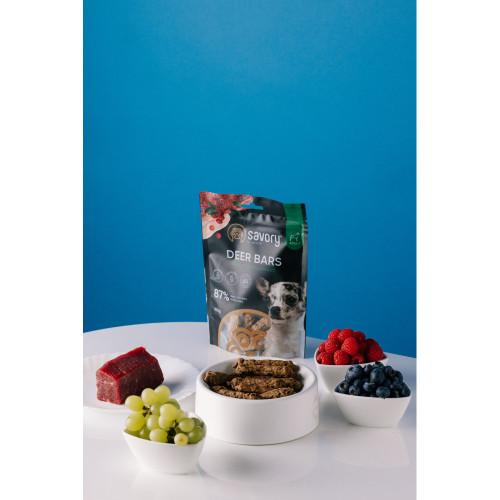 Джерки Savory Bars With Venison батончики для собак з олениною 100 г