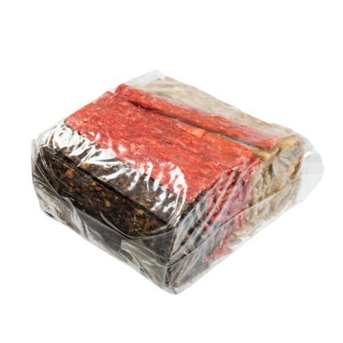 Пластини Trixie для собак жевательные мікс натурaльна шкіра 12 см 100 шт/уп