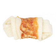 Ласощі Trixie Denta Fun Chicken Chewing Bone для собак Кістка для чищення зубів з куркою 5 см 70 г/5 шт - фото 2