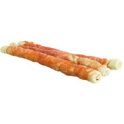 Ласощі Trixie Denta Fun Chewing Rolls для собак Палички для чищення зубів з куркою 28 см 250 г 3 шт - фото 2