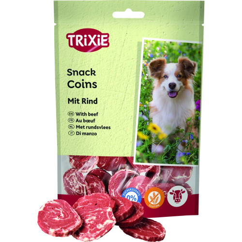 Ласощі Trixie Coins with Beef для собак з яловичиною 100 г